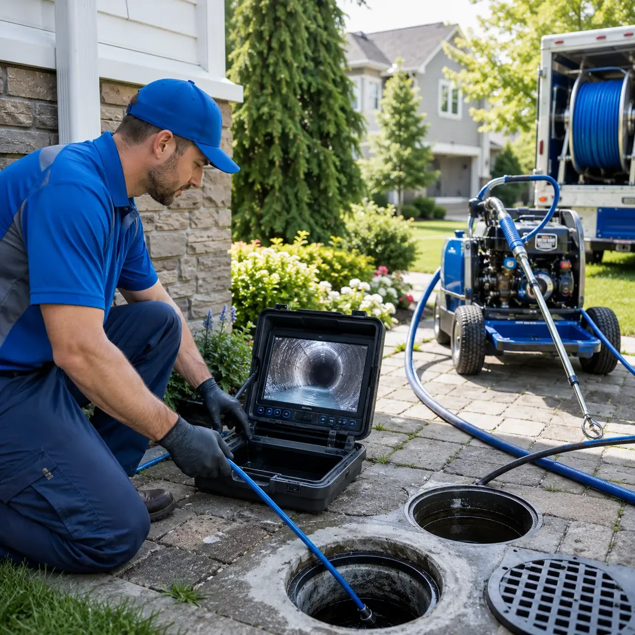 Outdoor drain cleaning professionals serving Reed City, MI